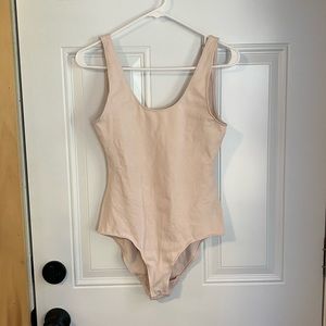 Aritzia - Wilfred free bodysuit baby pink
